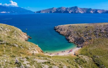 Plaža Dubna, otok Krk
