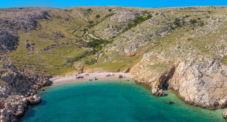 Plaža Dubna, otok Krk