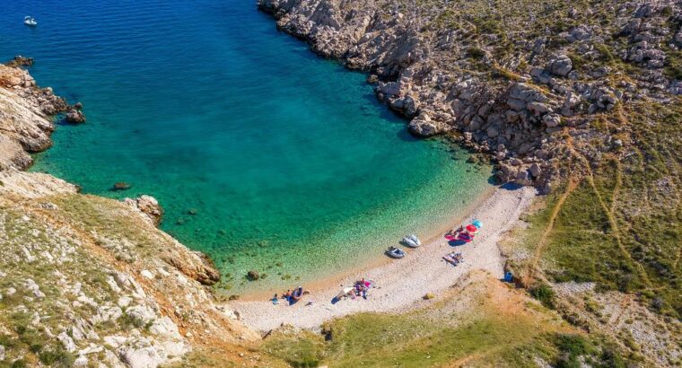 Plaža Dubna, otok Krk